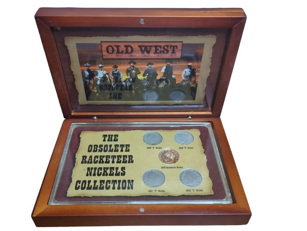 Obsolete Racketeer Nickel's Coin Collection.