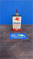 MOBIL HANDY OILER 4 FLUID OUNCE TIN