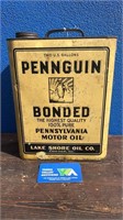 PENNGUIN BONDED PENNSYLVANIA MOTOR OIL