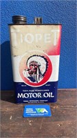 TIOPET PENNSYLVANIA MOTOR OIL 1 IMPERIAL GALLON