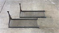 2X RAILWAY CARRIAGE LUGGAGE RACKS