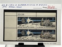#1434-5 MINT PL # BLOCK 1971 SPACE ISSUE