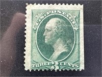 #147 MINT 1870-71 PART OG RIGHT MARGIN COPY