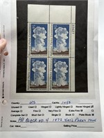 1453 BLOCK OF 4 1972 NATIONAL PARKS ISSUE