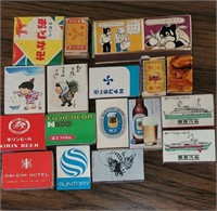 Collection of (16) Match boxes & books from Japan