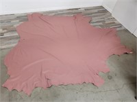 Pink leather hide