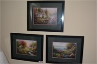 Three Scenic Prints by Nicky Boehme