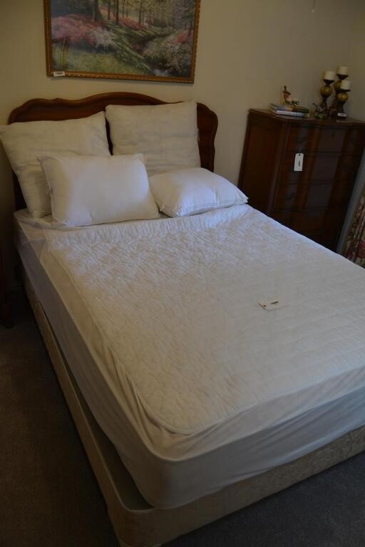 Queen Size Bed Frame with Headboard