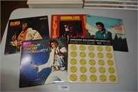 Five Elvis Presely Vinyls