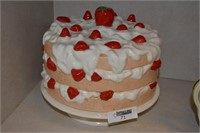 Vintage Strawberry Shortcake Ceramic Pedestal