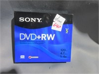 Sony DVD t RW discs .