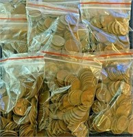 A Bag of (100 unsearched Lincoln Wheat Cents