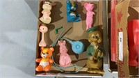 Vintage Bear Squeaky Toys, Fisher Price and More