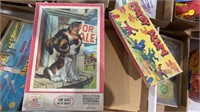 Vintage Puppy Puzzle and Crazy Alley Game