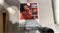 Vintage Irma Thomas Live! Poster, Signed