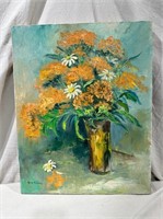 Vintage Painting Flowers