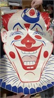Vintage Clown Face Poster