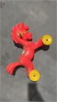 Vintage 1960s Empire Blow Mold Pink Horse