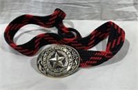 Paracord Belt with State of Texas Buckle