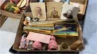 Vintage Lot of Rulers, Photos, Bunnies