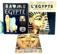 3 livres sur l'Égypte dont 2 français + 1 anglais