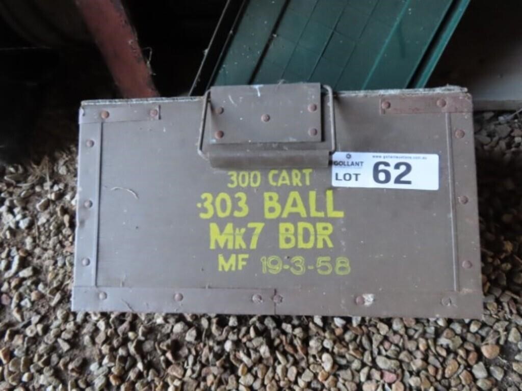 Vintage 1958 Ammo Box