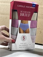 Size L, Brand New Carole Hochman Seamless Briefs