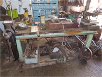 Steel Framed Timber Top Table