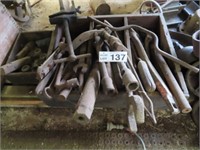 Qty of Vintage Tools & Steel Castors