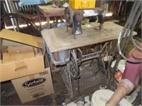 Vintage Pedestal Sewing Machine