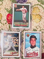 Lot Of 3 Vintage Cal Ripken Jr Baseball Cards