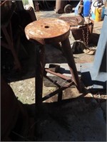 Solid Steel Engineers Stool