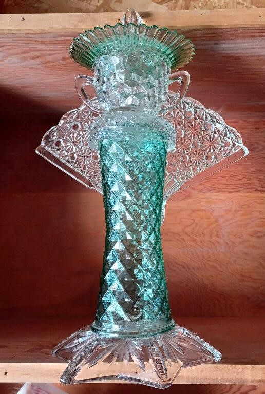 Large Glass Repurpose Angel Decor