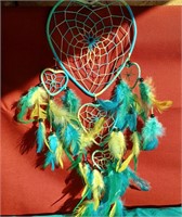 14"+ Multi Heart & Colors Dream Catcher