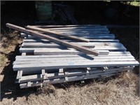 Qty of Hardwood Posts 50x50x1100-1800mm