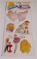 1984 Vintage puffy Barbie stickers Never Opened