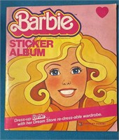 Complete 1983 Vintage Panini Barbie Sticker Book