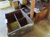 2 Vintage Timber Crates
