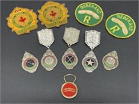ODD Fellows Metal Badges, Correctional Service