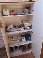 2 Door Cupboard & Kitchen Equipment