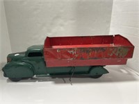 Vintage Marx Lumar Dump Truck , Pressed Steel Toy