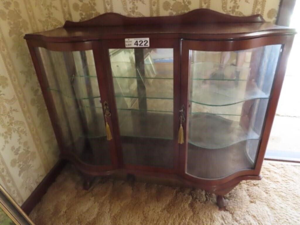 Timber & Glass Display Cabinet
