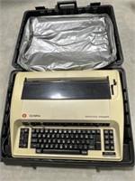 Vintage Olympia Electronic Compact Typewriter