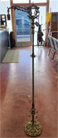 ANTIQUE METAL FLOOR LAMP-NEEDS A CORD