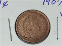 U.S.A. - 1907 Indian Head 1-cent - VF+