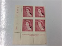 Box (4) 3 Cent Stamps G