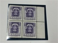 block (4) 4 Cent Stamps