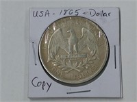 Copy 1865 U S A Dollar - Liberty