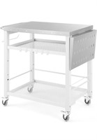 STAINLESS STEEL OUTDOOR GRILL CART