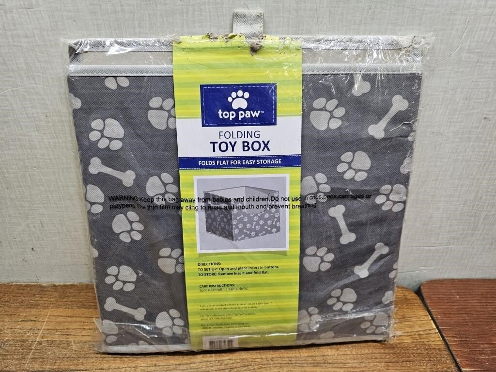 NEW TOP PAW Folding Toy Box #Packagings Poor
